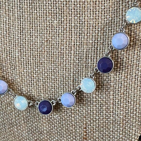 C. Wonder silver-tone multi rhinestone necklace - Picture 2 of 9